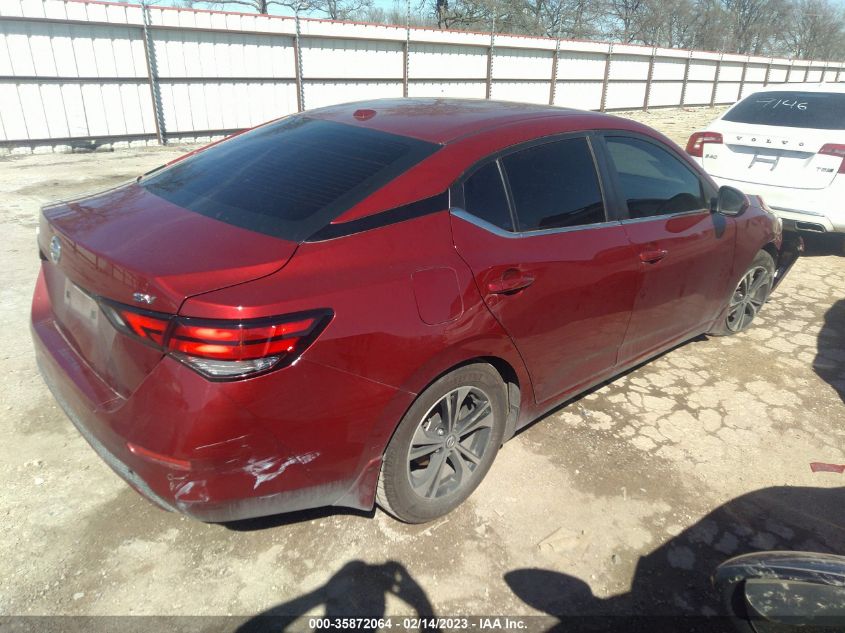 2022 NISSAN SENTRA SV VIN: 3N1AB8CVXNY229466