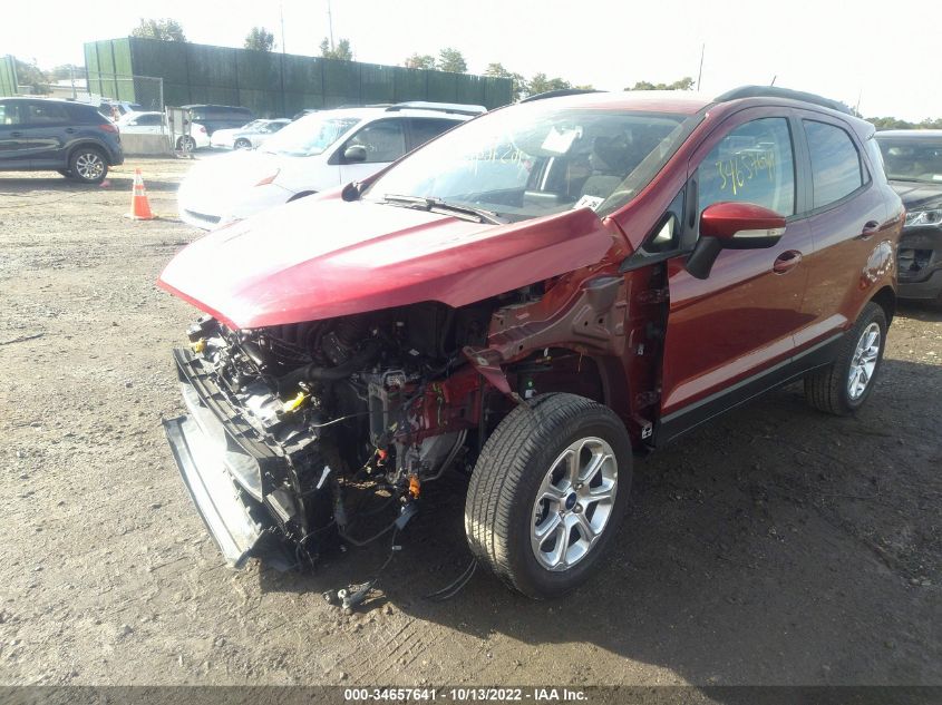 2021 FORD ECOSPORT SE VIN: MAJ6S3GL9MC442694