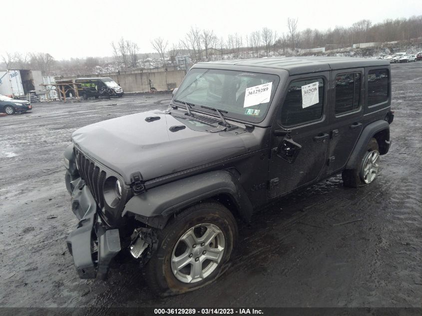 2022 JEEP WRANGLER UNLIMITED SPORT S VIN: 1C4HJXDN4NW124114