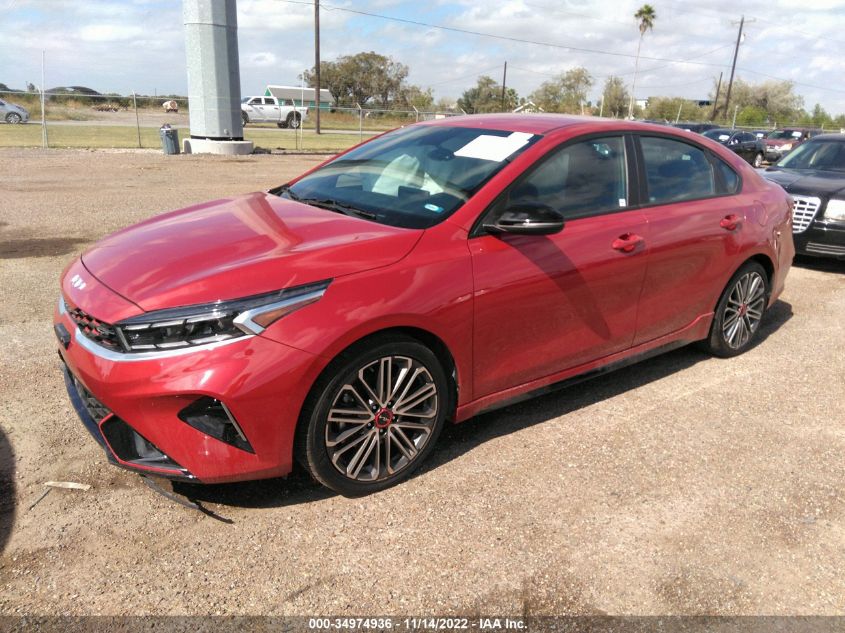 2022 KIA FORTE GT VIN: 3KPF44AC1NE451872