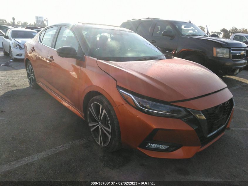 2022 NISSAN SENTRA SR VIN: 3N1AB8DV0NY213744