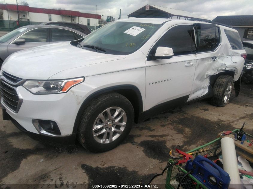 2021 CHEVROLET TRAVERSE LT CLOTH VIN: 1GNEVGKW1MJ260240