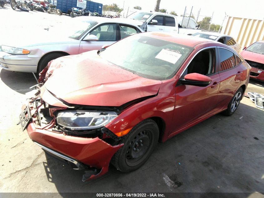 2021 HONDA CIVIC SEDAN LX VIN: 2HGFC2F64MH525607