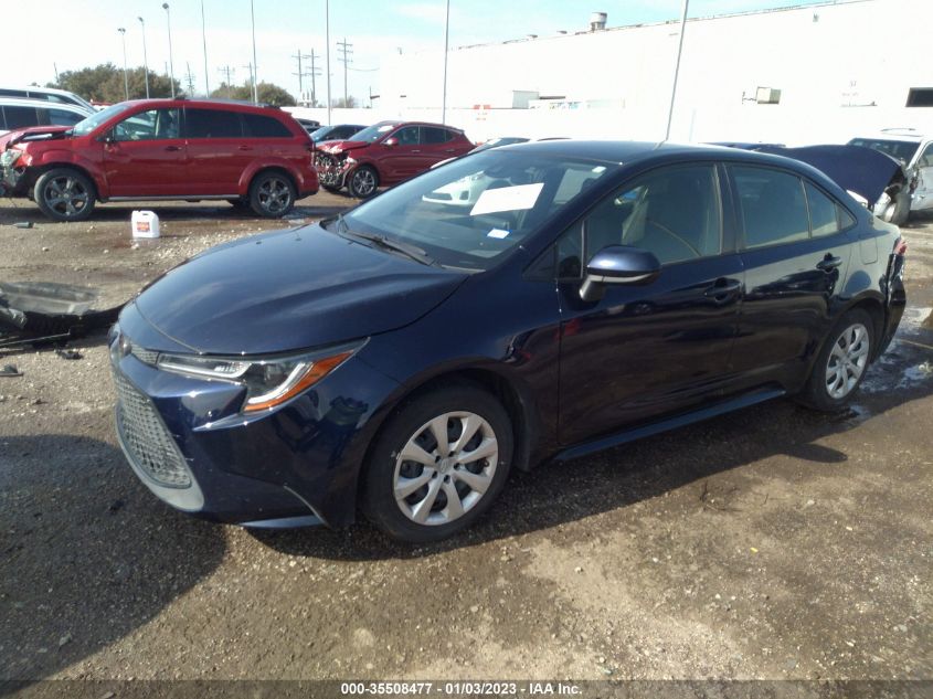 2021 TOYOTA COROLLA LE VIN: JTDEPMAE8MJ173901