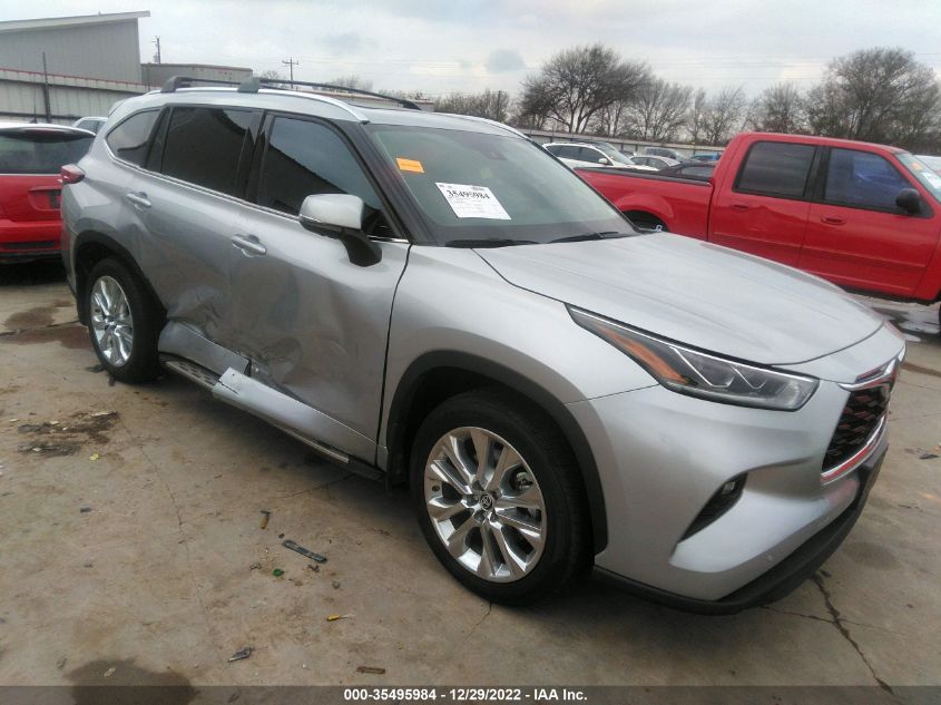 2021 TOYOTA HIGHLANDER LIMITED/PLATINUM VIN: 5TDDZRBH1MS551121