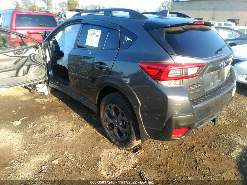 2022 SUBARU CROSSTREK SPORT VIN: JF2GTHSC5NH204931