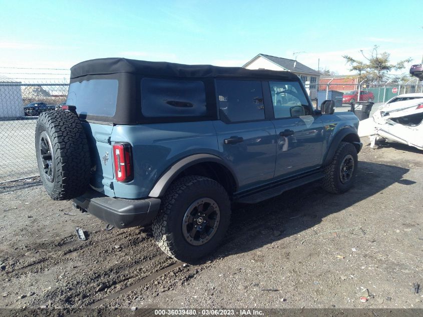 2022 FORD BRONCO BADLANDS VIN: 1FMEE5DP2NLA97411