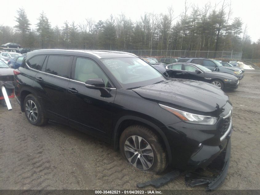 2020 TOYOTA HIGHLANDER XLE VIN: 5TDGZRBH3LS055670