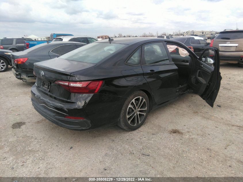 2022 VOLKSWAGEN JETTA SPORT VIN: 3VWBM7BU6NM020048
