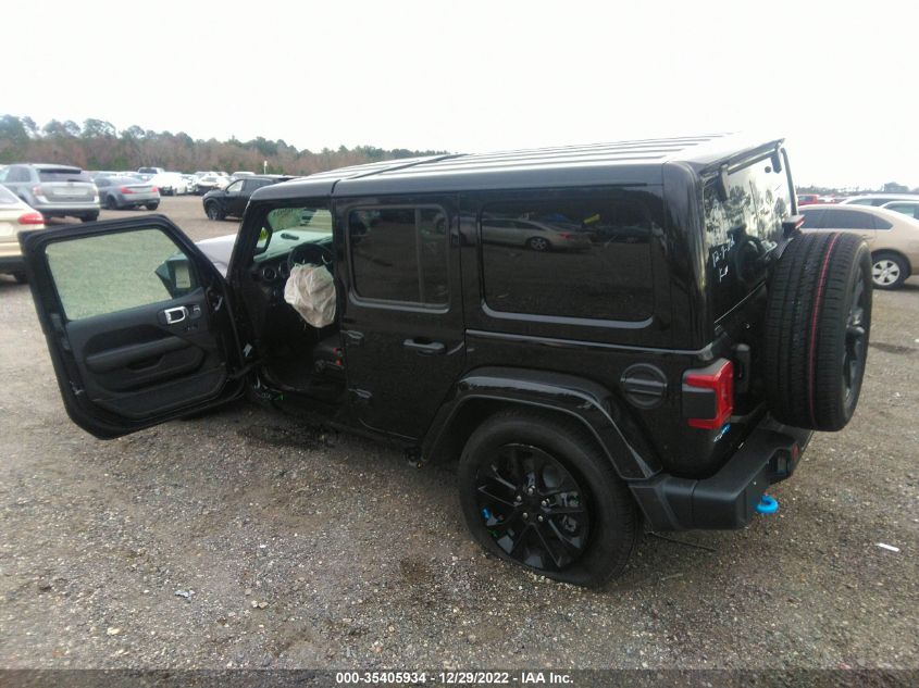 2023 JEEP WRANGLER 4XE SAHARA VIN: 1C4JJXP69PW555962