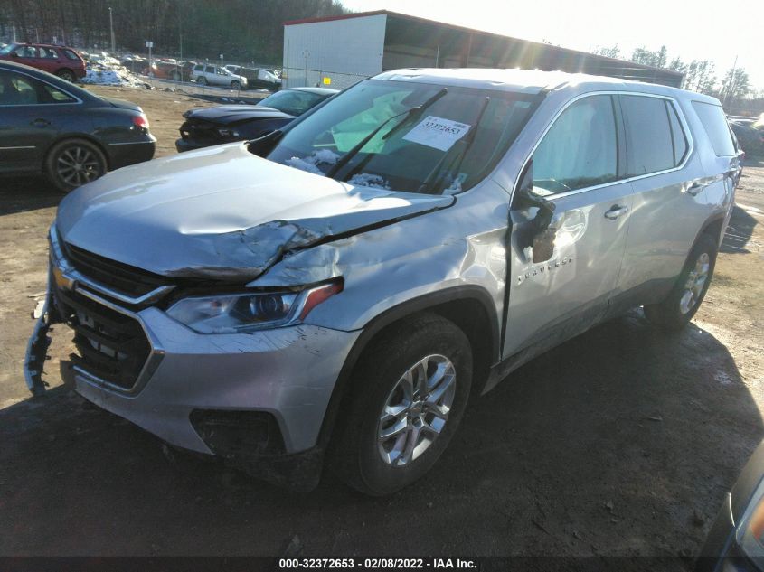 2020 CHEVROLET TRAVERSE LS VIN: 1GNEVFKW7LJ203663