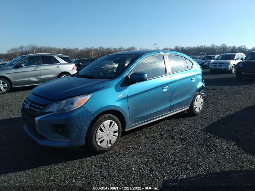 2022 MITSUBISHI MIRAGE G4 ES/LE/BLACK EDITION VIN: ML32FUFJXNHF06030