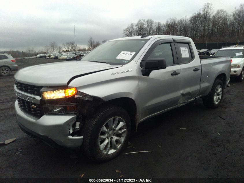 2021 CHEVROLET SILVERADO 1500 CUSTOM VIN: 1GCRYBEK7MZ259897