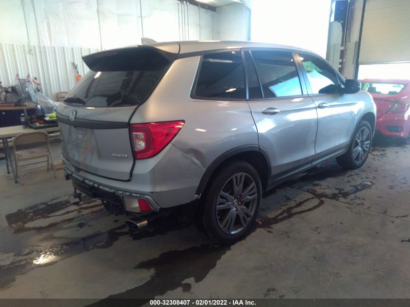 2021 HONDA PASSPORT EX-L VIN: 5FNYF8H53MB015101