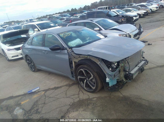 2022 HONDA ACCORD SEDAN SPORT VIN: 1HGCV1F33NA104099
