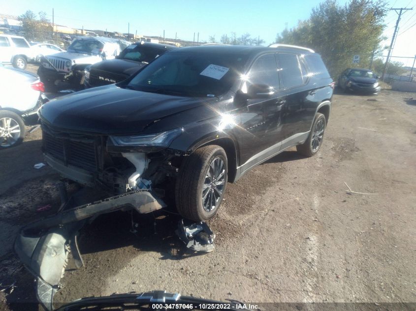 2022 CHEVROLET TRAVERSE RS VIN: 1GNEVJKWXNJ112974