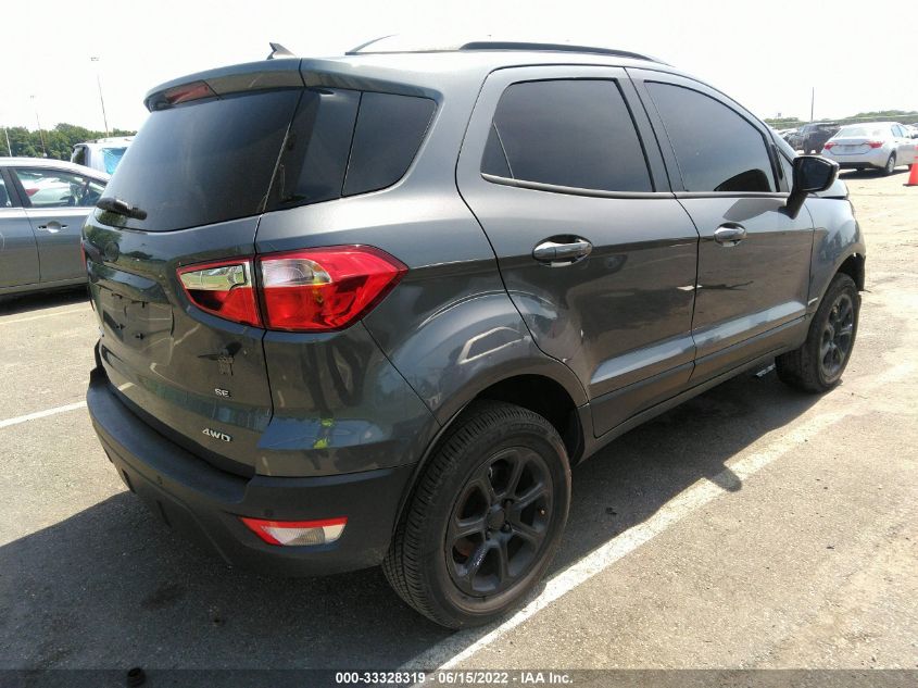 2021 FORD ECOSPORT SE VIN: MAJ6S3GL2MC402439