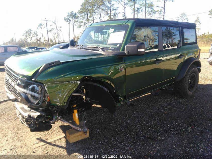 2022 FORD BRONCO BASE/BIG BEND VIN: 1FMEE5DP4NLB72643
