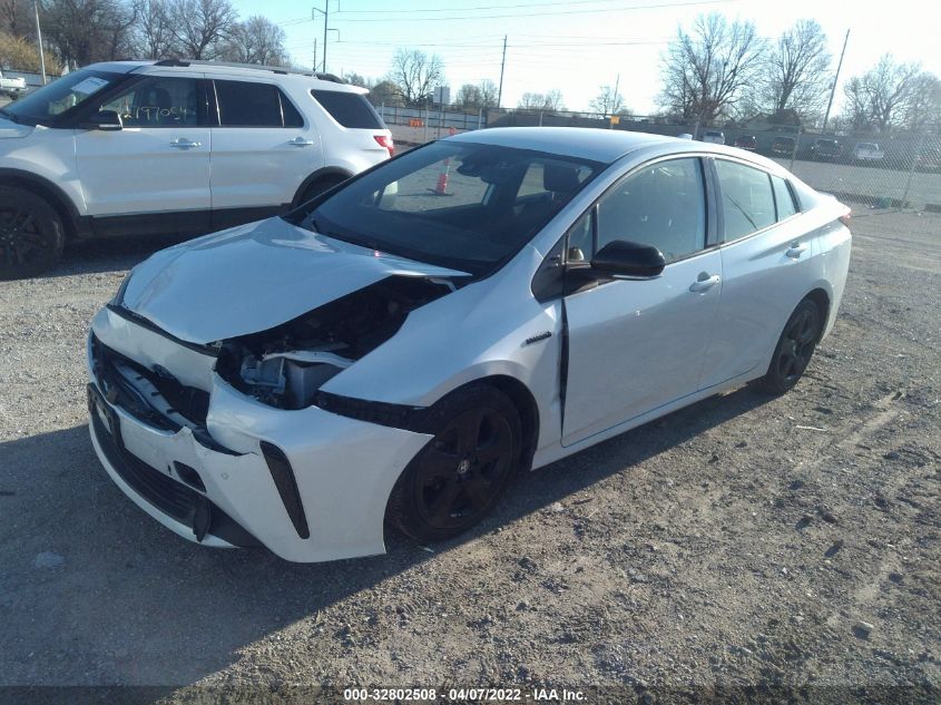 2021 TOYOTA PRIUS L VIN: JTDKAMFUXM3128094