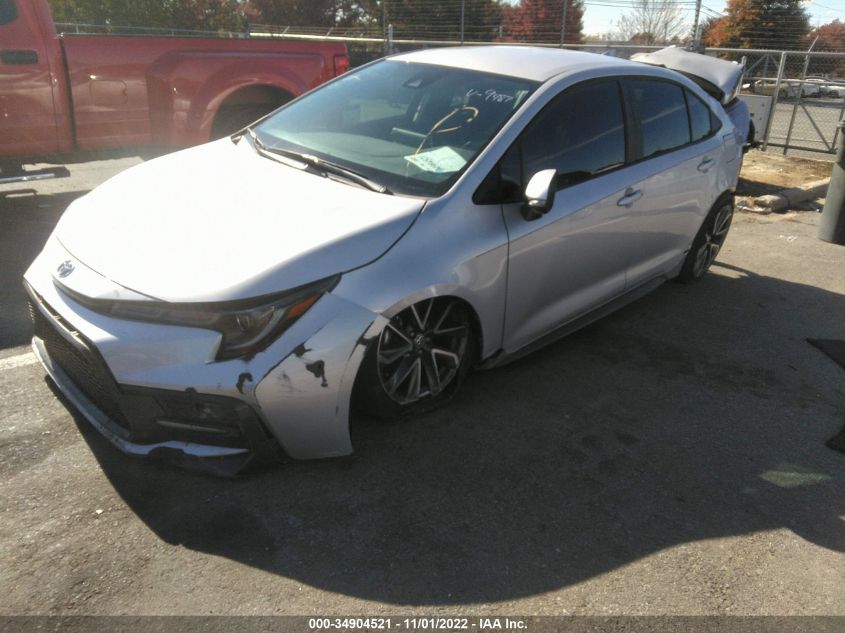 2021 TOYOTA COROLLA SE/NIGHTSHADE/APEX SE VIN: 5YFS4MCE7MP059487