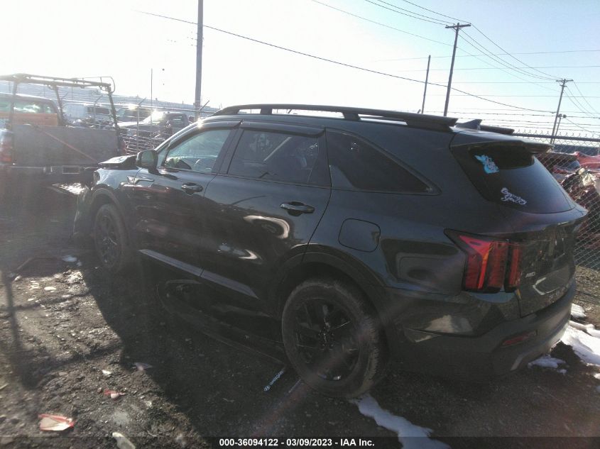 2022 KIA SORENTO X-LINE S VIN: 5XYRLDLC2NG131332