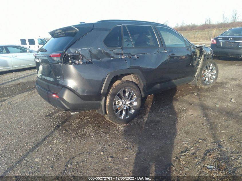 2020 TOYOTA RAV4 XLE VIN: 2T3R1RFV2LC124493