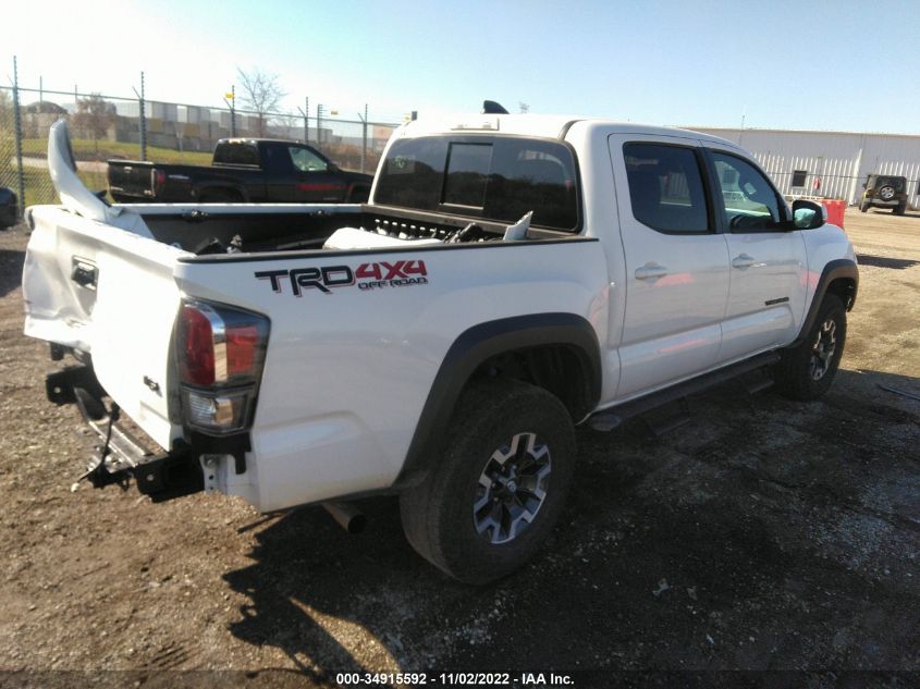 2022 TOYOTA TACOMA 4WD SR/SR5/TRD SPORT VIN: 3TMCZ5ANXNM496732