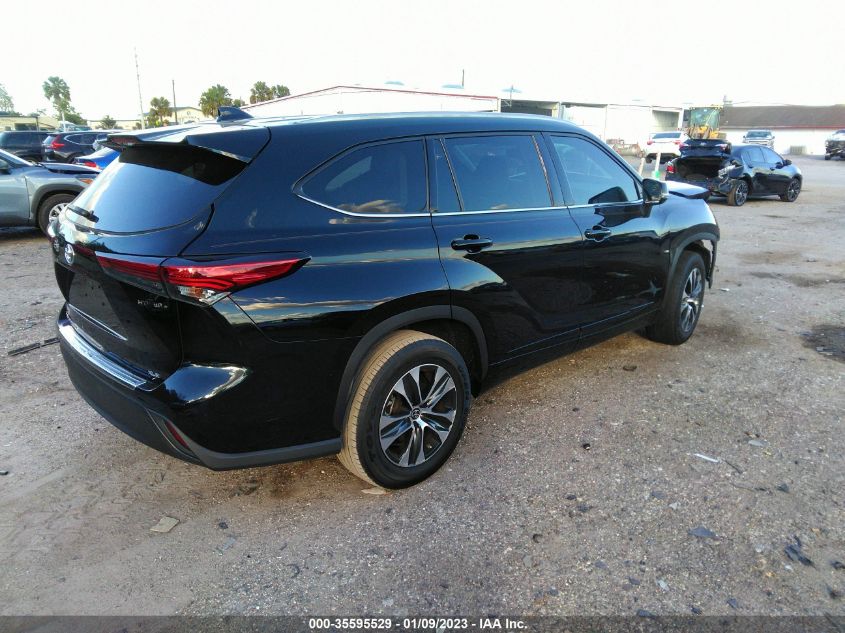 2022 TOYOTA HIGHLANDER HYBRID VIN: 5TDGARAHXNS513555