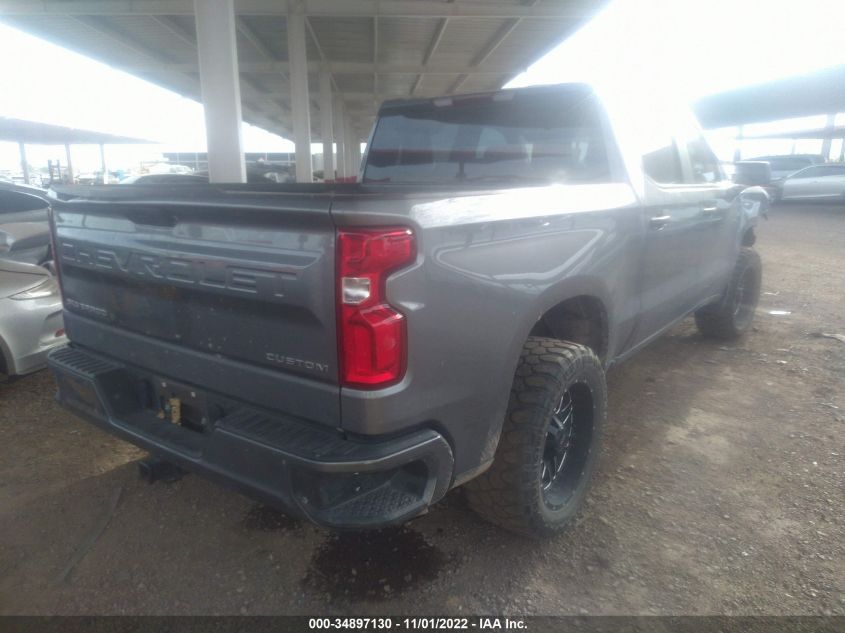 2021 CHEVROLET SILVERADO 1500 CUSTOM VIN: 3GCPWBEK3MG143965