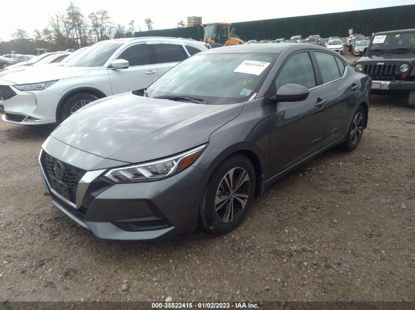 2022 NISSAN SENTRA SV VIN: 3N1AB8CV0NY268602
