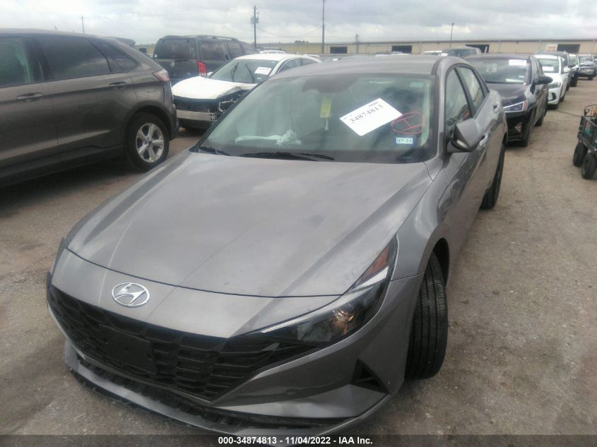 2022 HYUNDAI ELANTRA SEL VIN: KMHLM4AGXNU365866