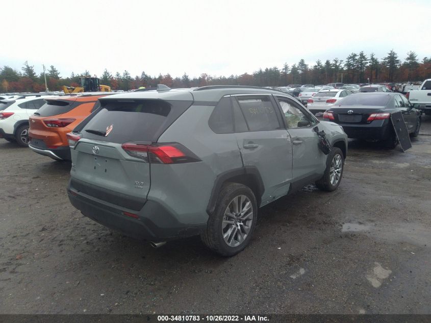 2022 TOYOTA RAV4 XLE PREMIUM VIN: 2T3A1RFV1NW266641