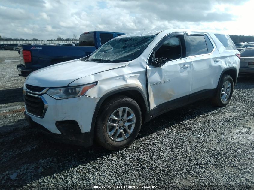 2021 CHEVROLET TRAVERSE LS VIN: 1GNERFKW4MJ103705