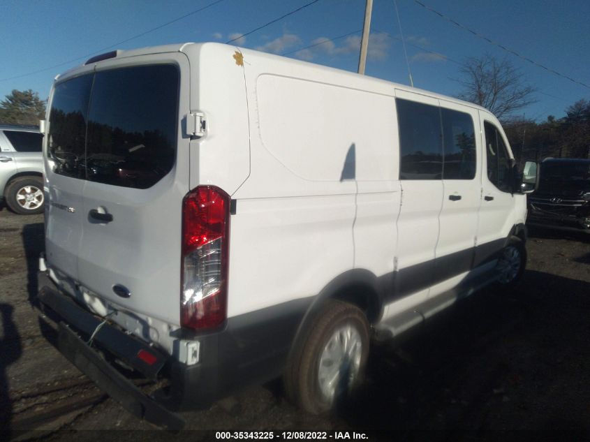 2021 FORD TRANSIT CARGO VAN VIN: 1FTBR1Y81MKA26602