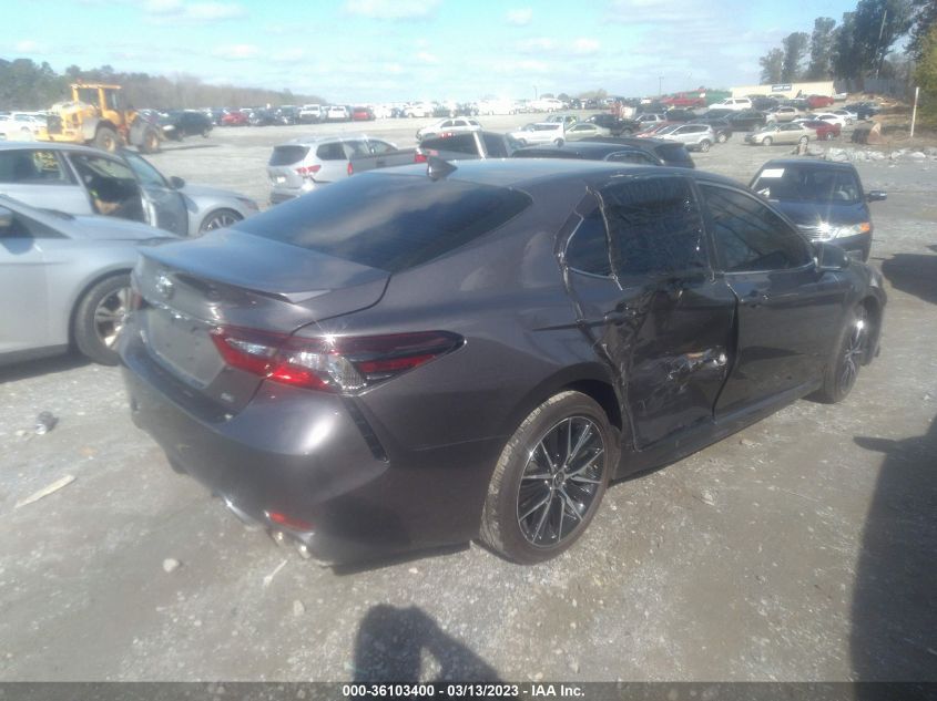 2022 TOYOTA CAMRY SE VIN: 4T1G11AK8NU662762