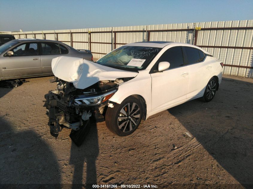 2021 NISSAN SENTRA SV VIN: 3N1AB8CV2MY321573