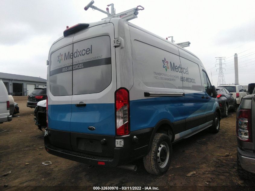2020 FORD TRANSIT CARGO VAN VIN: 1FTBR1C80LKA30369