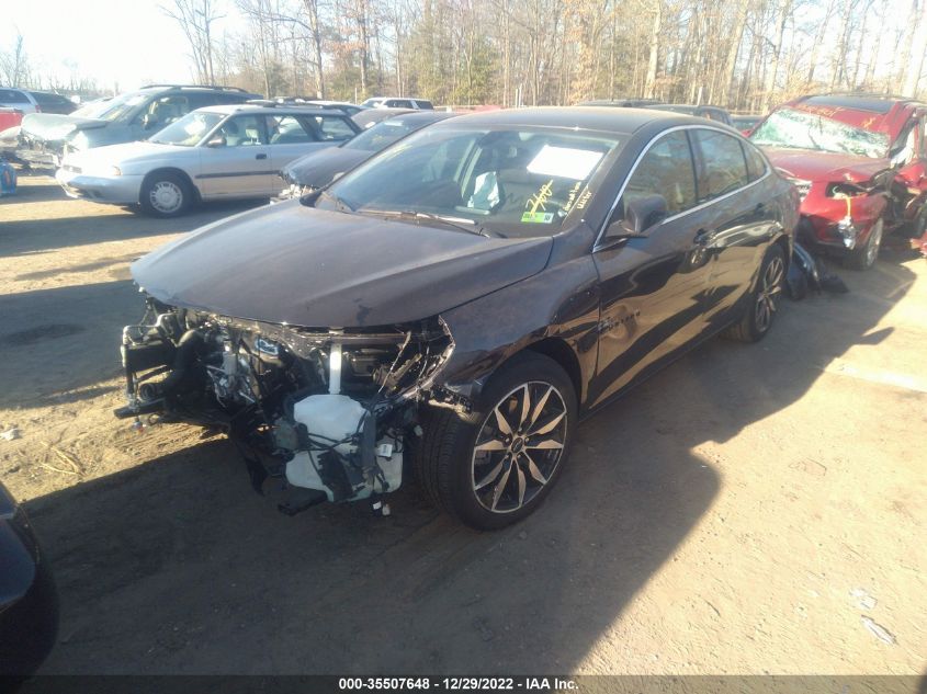 2022 CHEVROLET MALIBU RS VIN: 1G1ZG5ST9NF203327