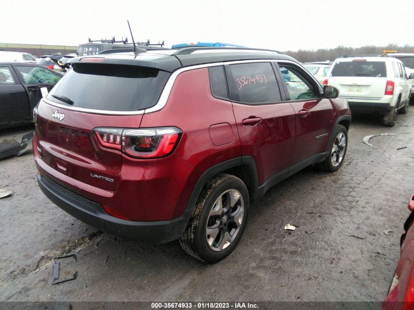 2021 JEEP COMPASS LIMITED VIN: 3C4NJDCBXMT537328
