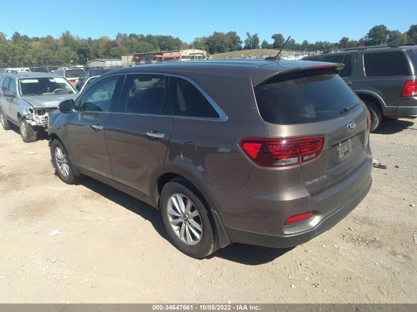 2020 KIA SORENTO LX VIN: 5XYPG4A35LG631108