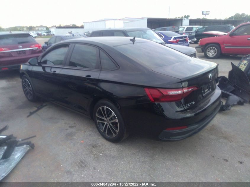 2022 VOLKSWAGEN JETTA SPORT VIN: 3VWBM7BU5NM031462