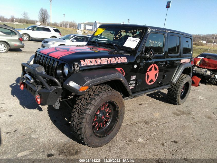 2021 JEEP WRANGLER UNLIMITED SPORT S VIN: 1C4HJXDN4MW510031