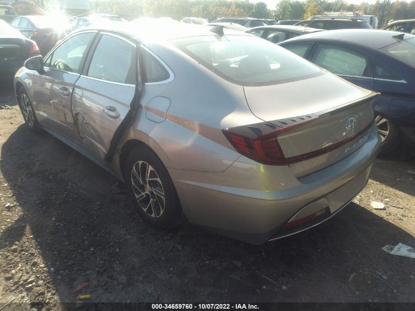 2021 HYUNDAI SONATA HYBRID BLUE VIN: KMHL24JJ2MA026861