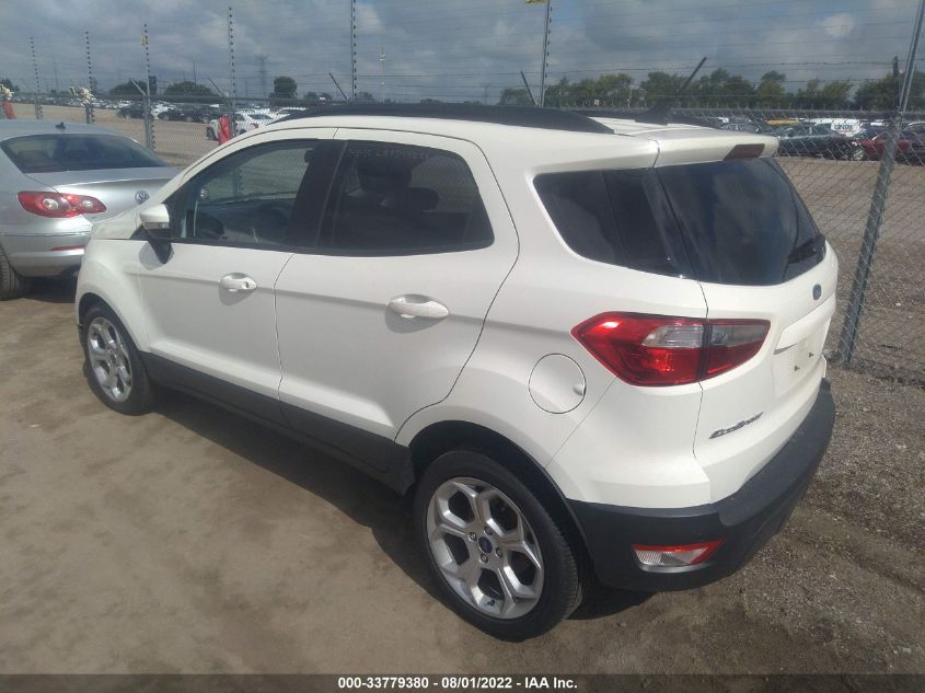 2021 FORD ECOSPORT SE VIN: MAJ3S2GE7MC443504