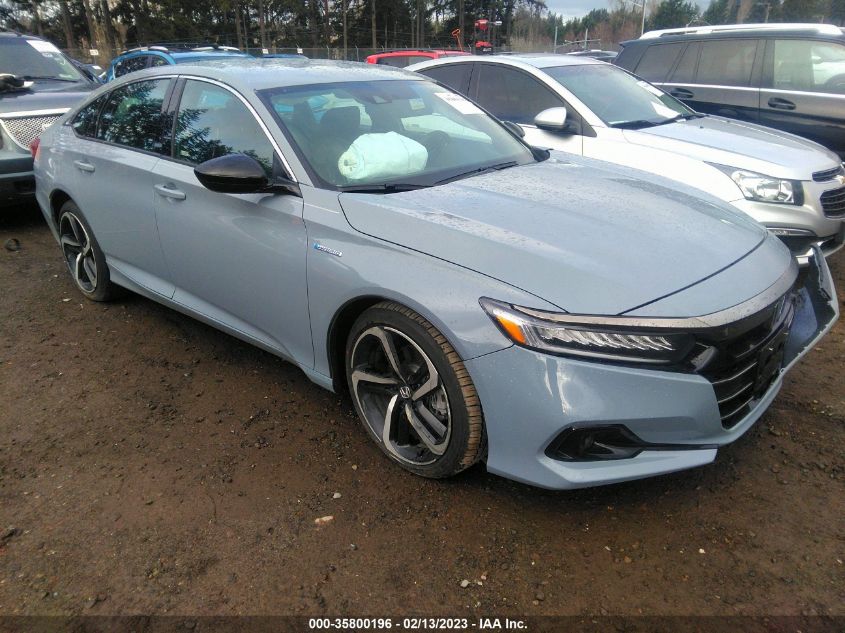 2022 HONDA ACCORD HYBRID SPORT VIN: 1HGCV3F28NA042394