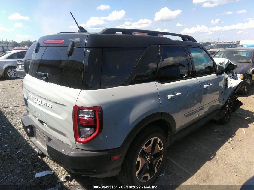 2022 FORD BRONCO SPORT OUTER BANKS VIN: 3FMCR9C65NRD56504