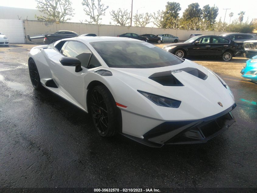 2022 LAMBORGHINI HURACAN STO VIN: ZHWUA6ZX3NLA18817