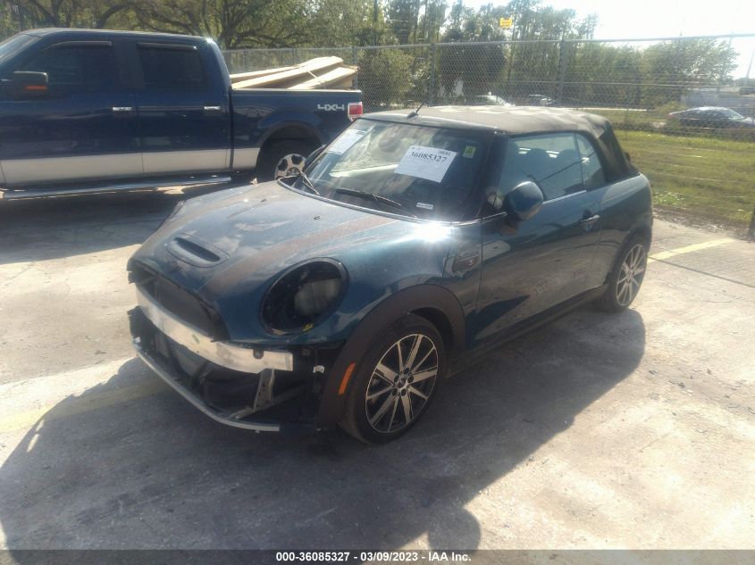 2022 MINI CONVERTIBLE COOPER S VIN: WMW43DL07N3N27967