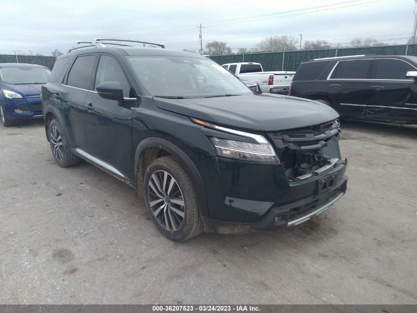 2022 NISSAN PATHFINDER PLATINUM VIN: 5N1DR3DK7NC261809