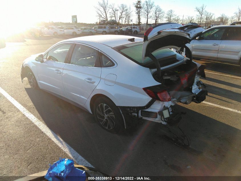 2021 HYUNDAI SONATA HYBRID BLUE VIN: KMHL24JJ1MA020114